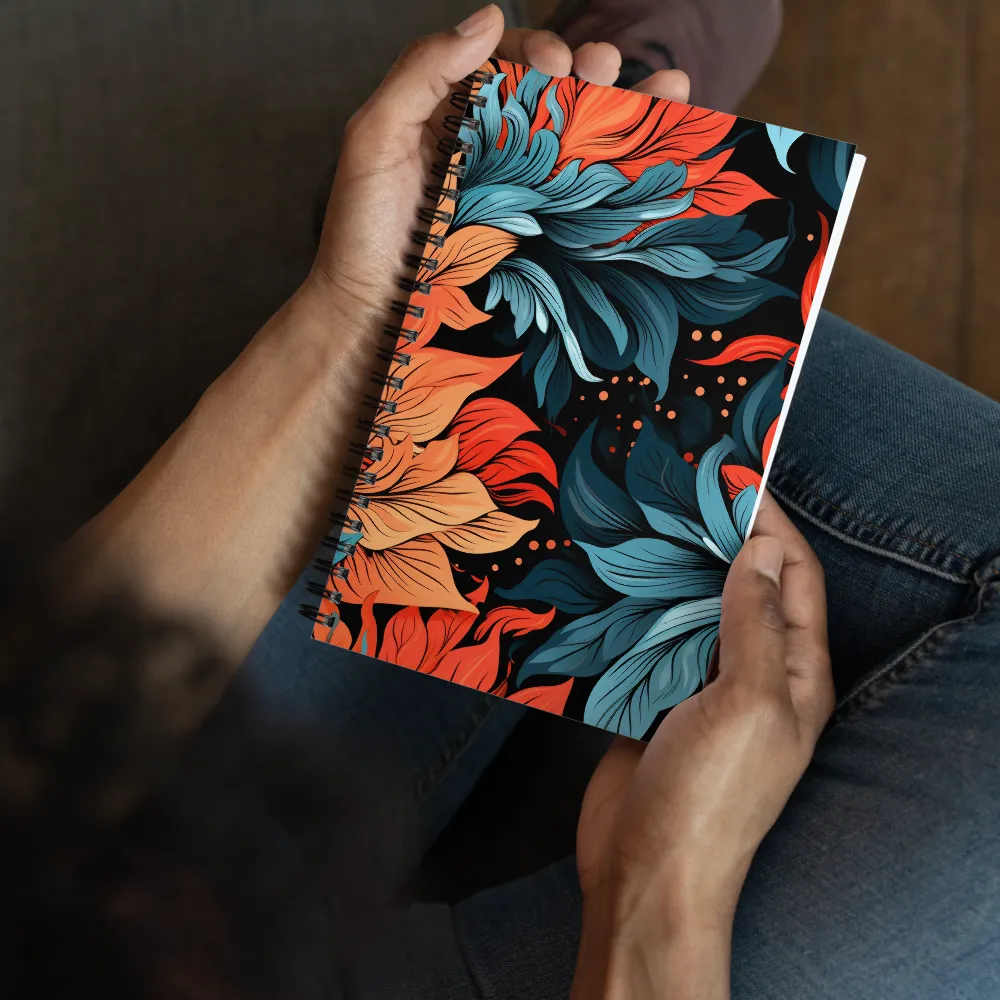 Floral Symphony in Color | Spiral Notebook