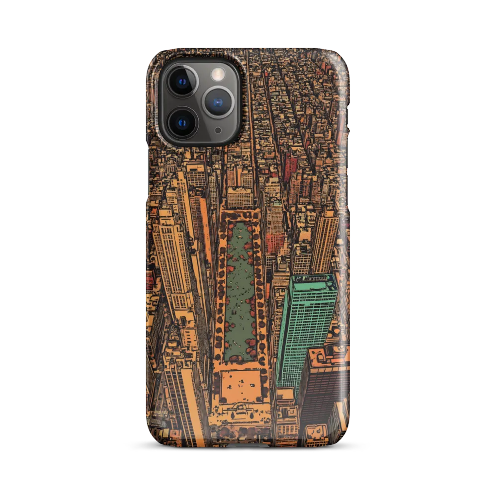 Urban Oasis: Aerial View of City Life