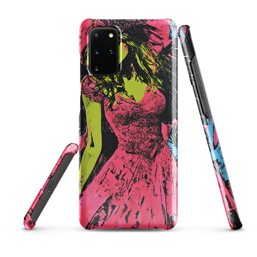Mystical Angel in Neon Dreams
