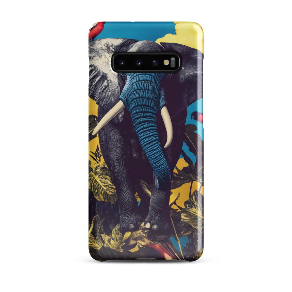 Elephant Dreams in Vibrant Colors | Phone Case |  S10 Plus | Snap Case | Glossy