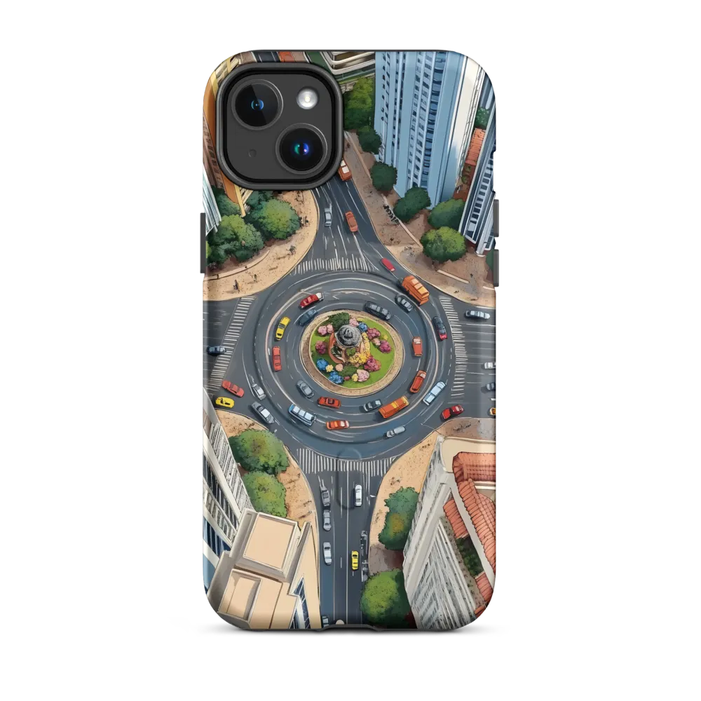 Urban Symphony: Aerial Vision of City Life