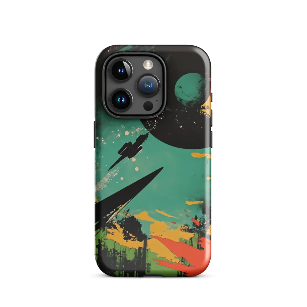 Journey Through the Cosmic Canvas | Phone Case |  15 Pro | Tough Case | Glossy