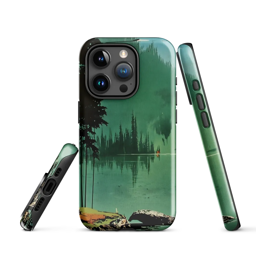Serenity Reflected: A Tranquil Lake Scene