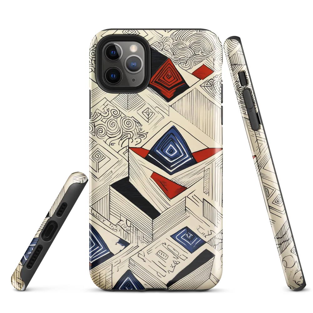 Geometric Harmony | Phone Case |  11 Pro Max | Tough Case | Glossy