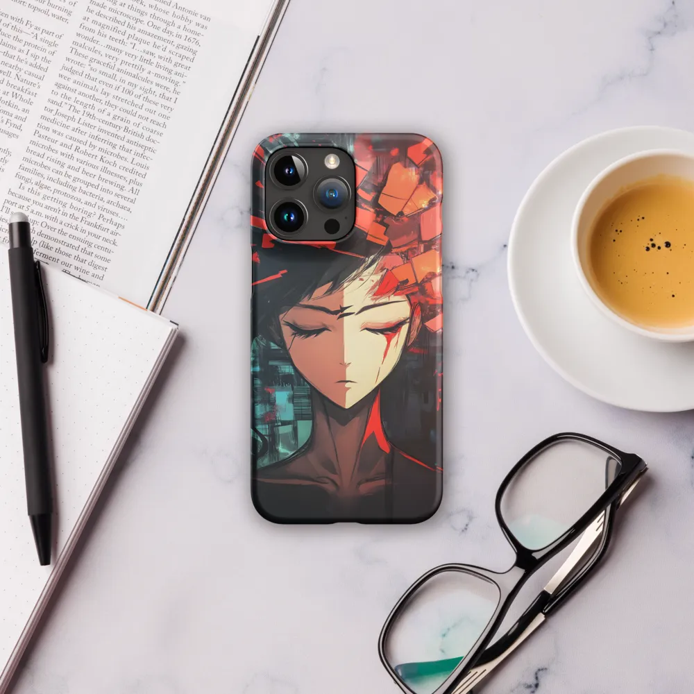 Fragmented Mind: The Silent Struggle | Phone Case |  15 Pro Max | Snap Case | Matte
