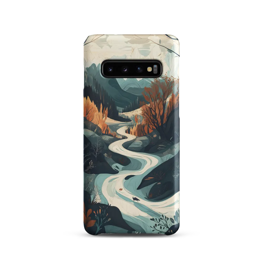 Winding Serenity: A Digital Landscape