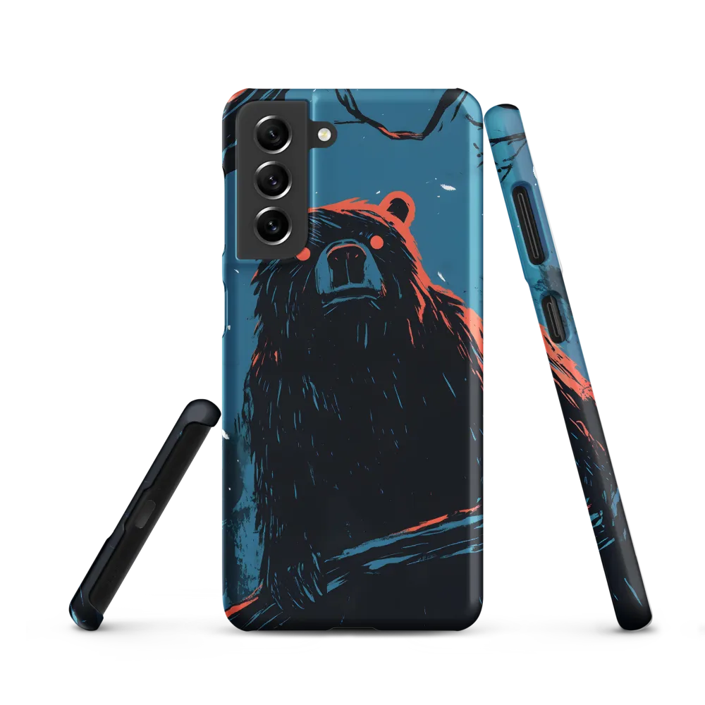 Eerie Majesty: A Bear in the Night