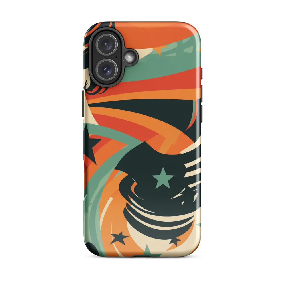 Swirls of Elegance | Phone Case |  16 Plus | Tough Case | Glossy
