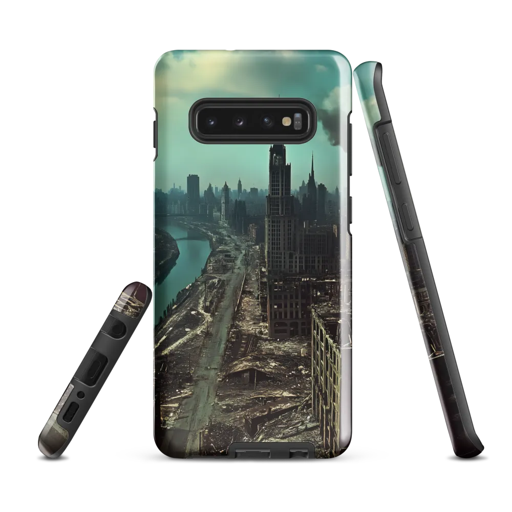 Urban Ruins: A Futuristic Reflection | Phone Case |  S10 Plus | Tough Case | Glossy