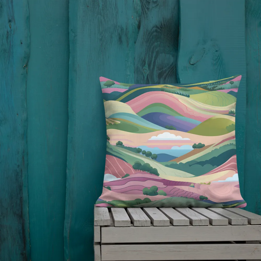 Harmonious Hills | Pillow & Pillow Case | Multiple Sizes