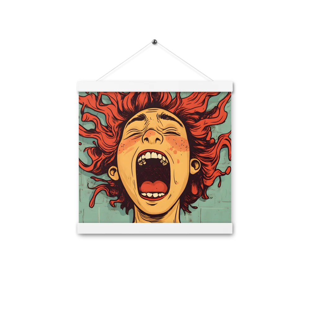 Fury Unleashed | Poster With White Wood Hanger | 12″×12″