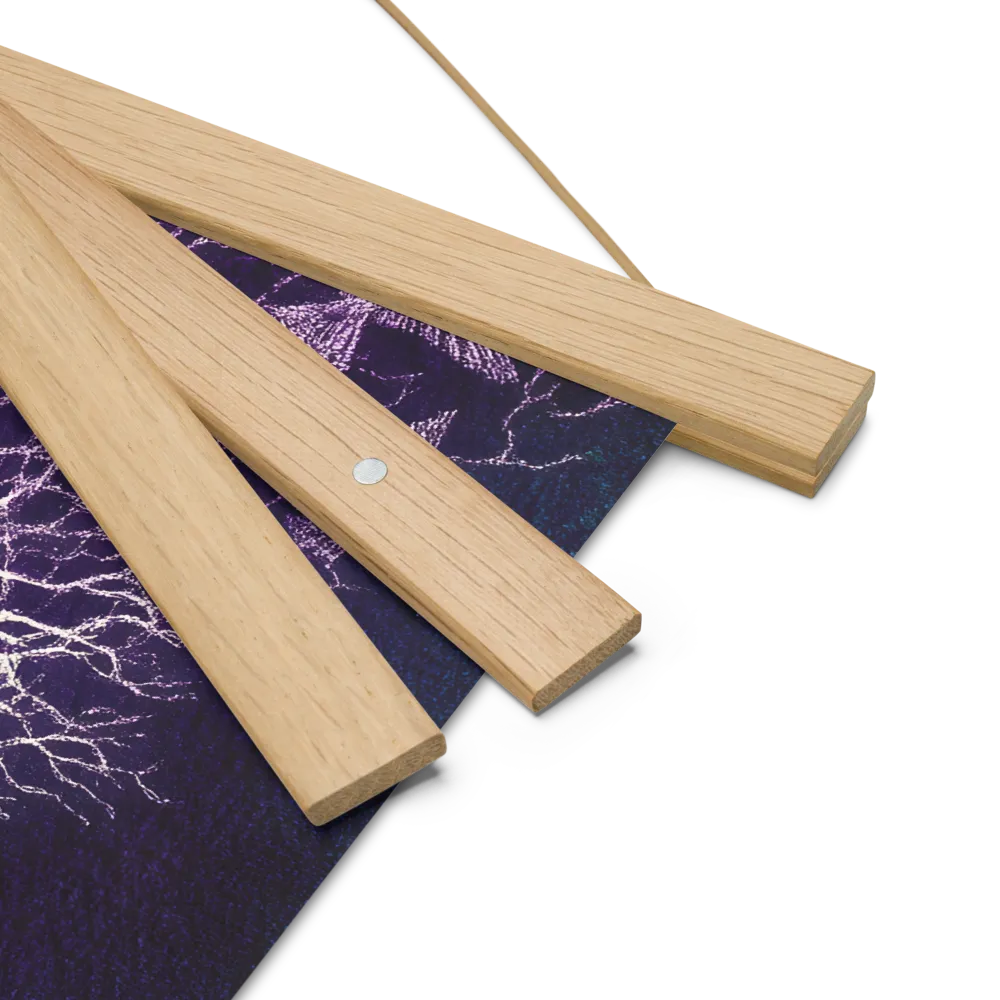 Whispers of Freedom | Poster With Oak Wood Hanger | 10″×10″