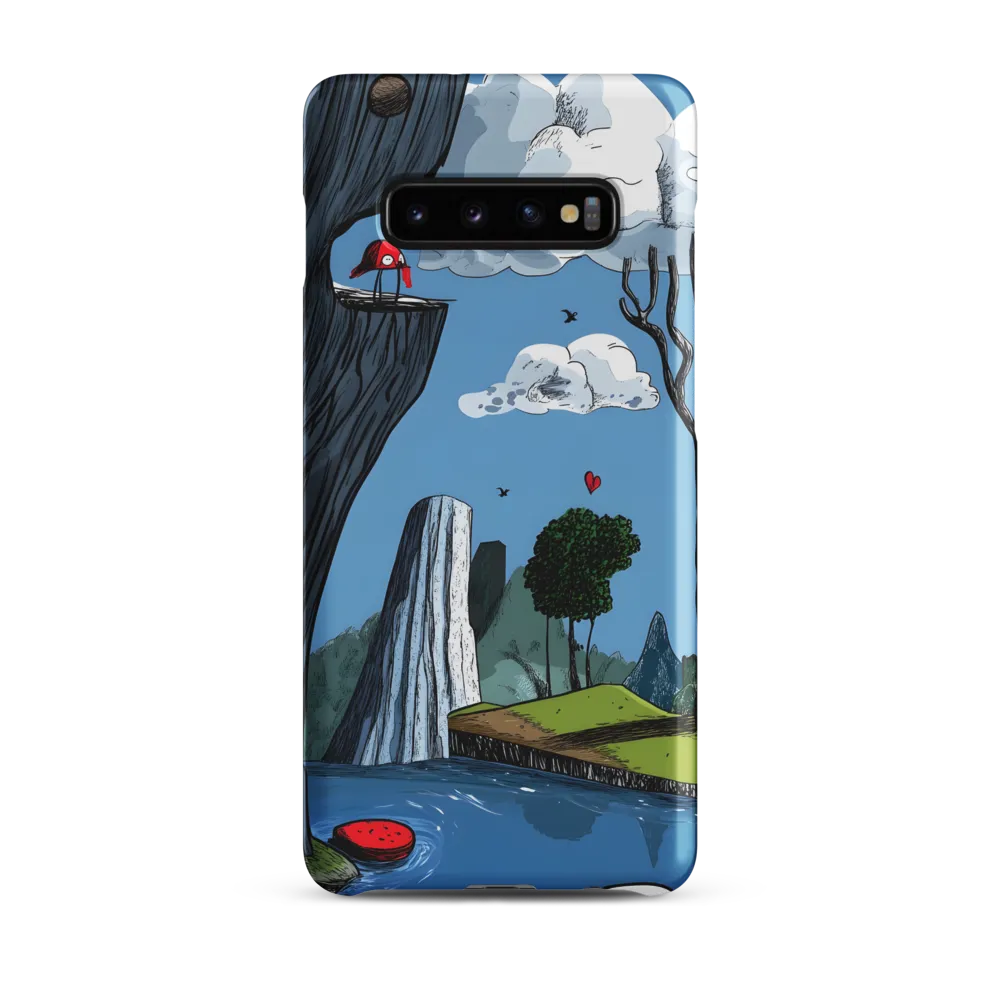 Whimsical Cliffside Reflections