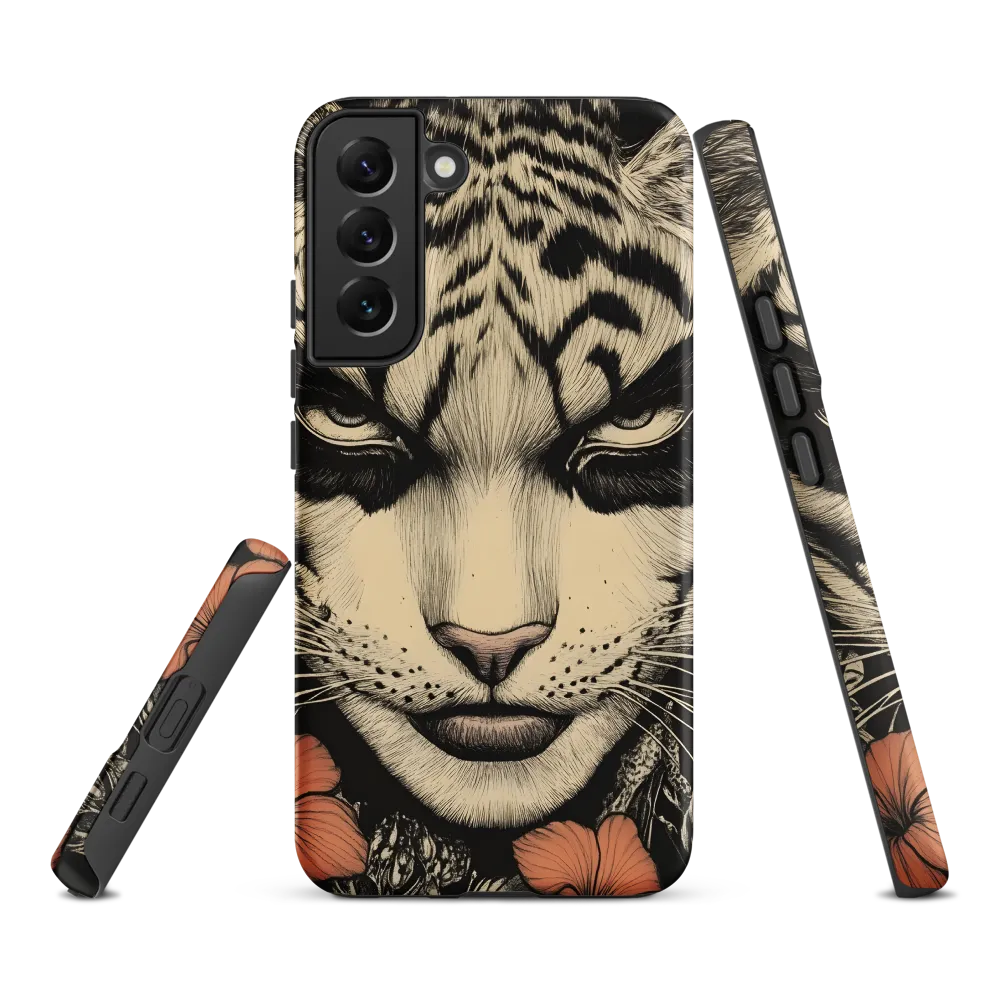 Feline Majesty: The Human-Leopard Connection | Phone Case |  S22 Plus | Tough Case | Matte