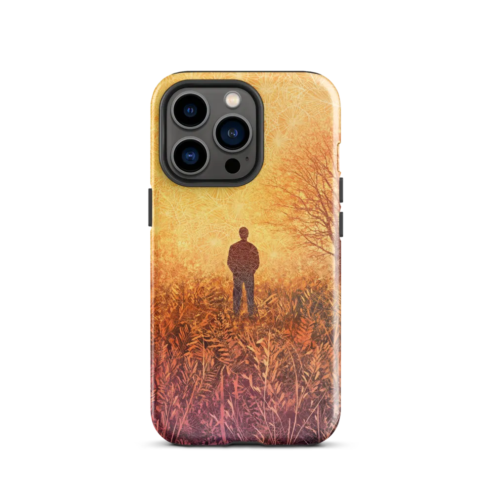 Contemplation in a Surreal Landscape