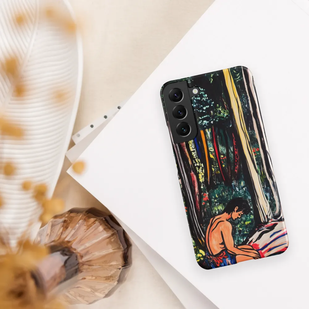 Contemplation in Nature | Phone Case |  S22 Plus | Snap Case | Matte