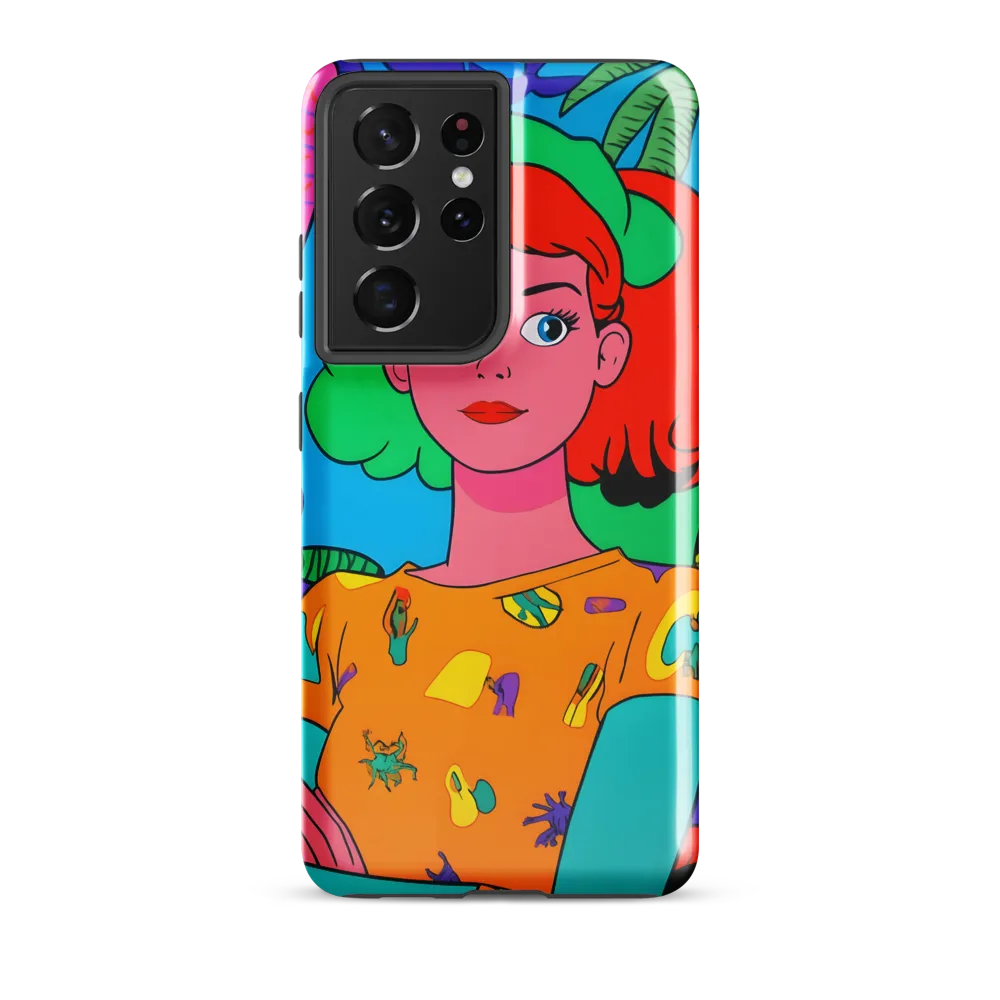 Tropical Vibes: A Playful Portrait