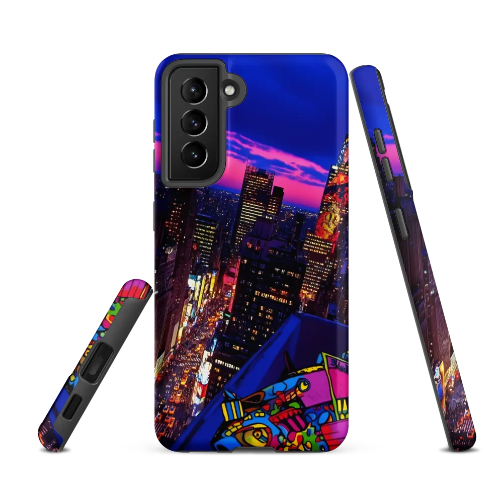 Neon Twilight: A City in Vibrance
