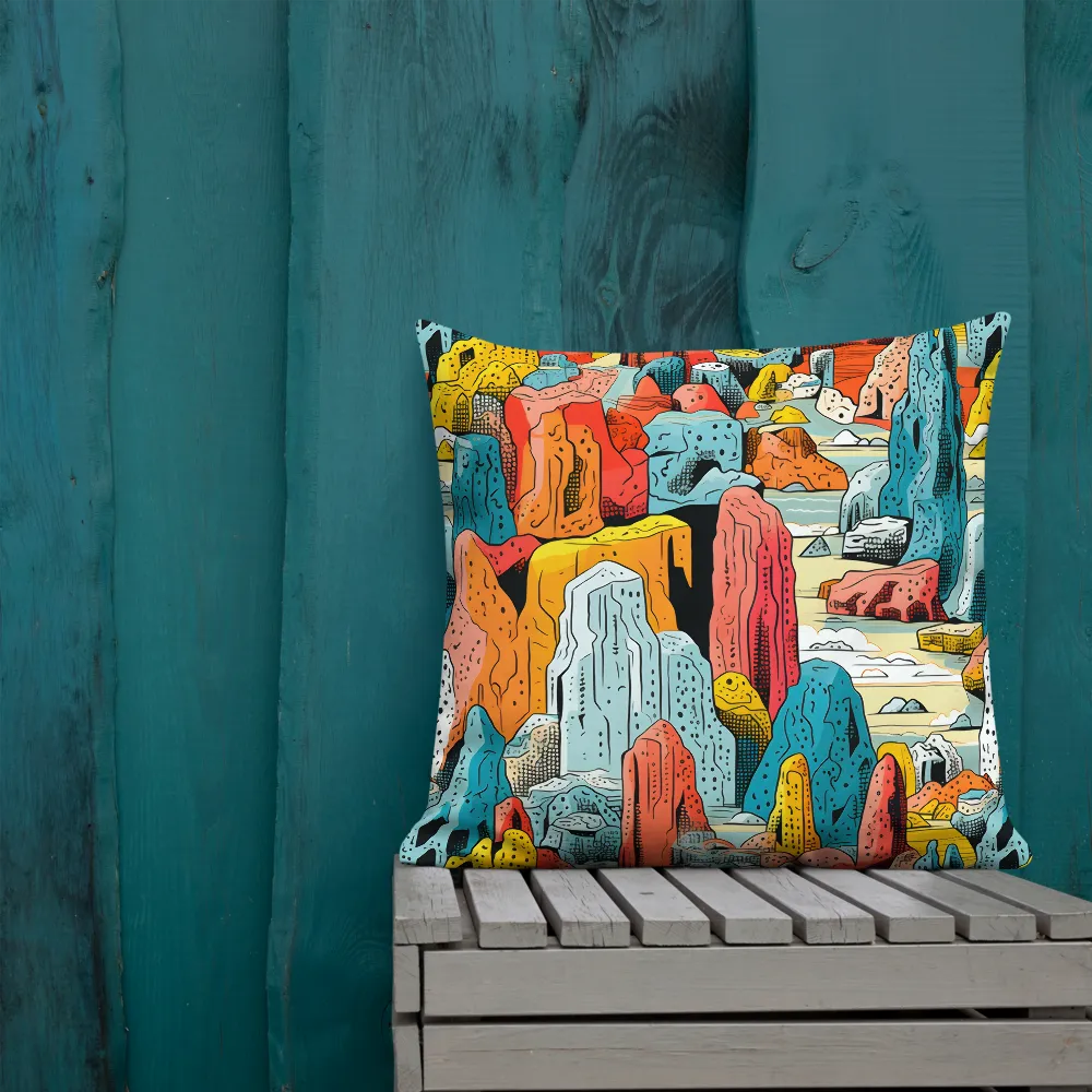 Whimsical Mountain Wonderland | Pillow & Pillow Case | Multiple Sizes