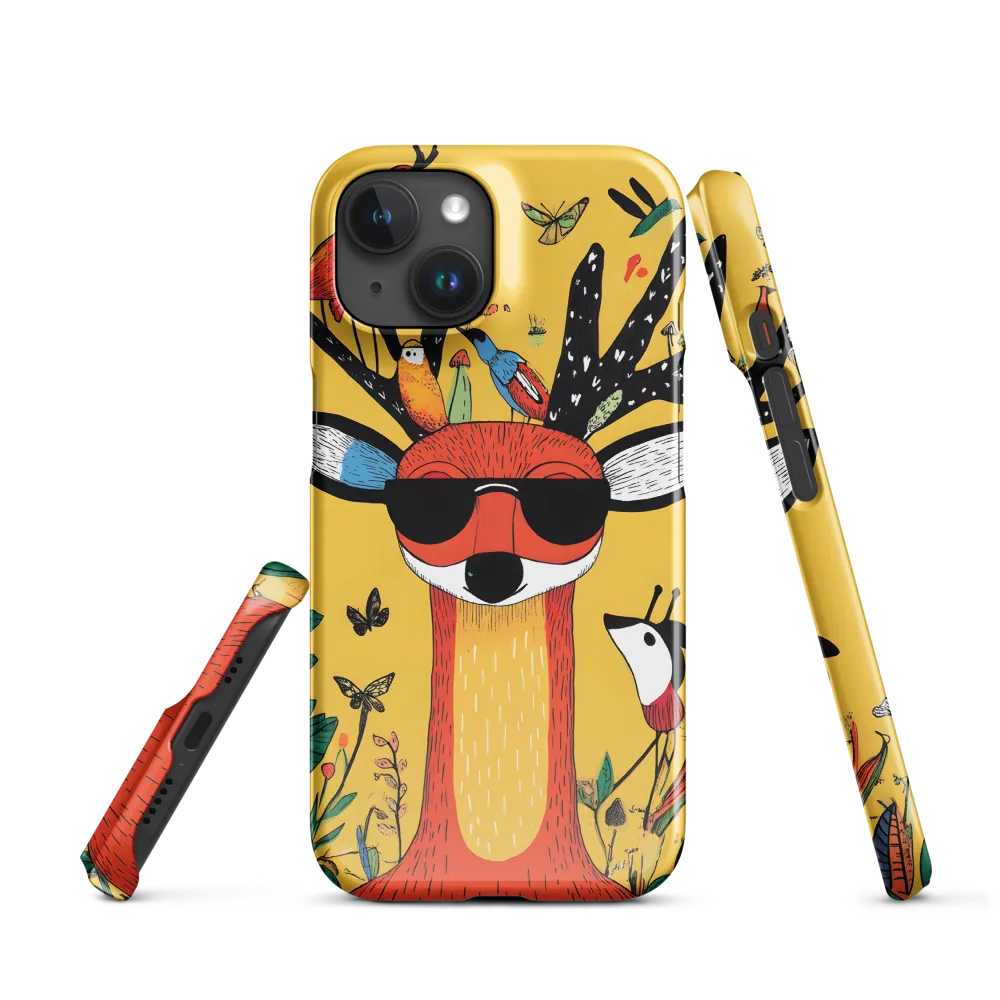 Playful Deer with Sunglasses