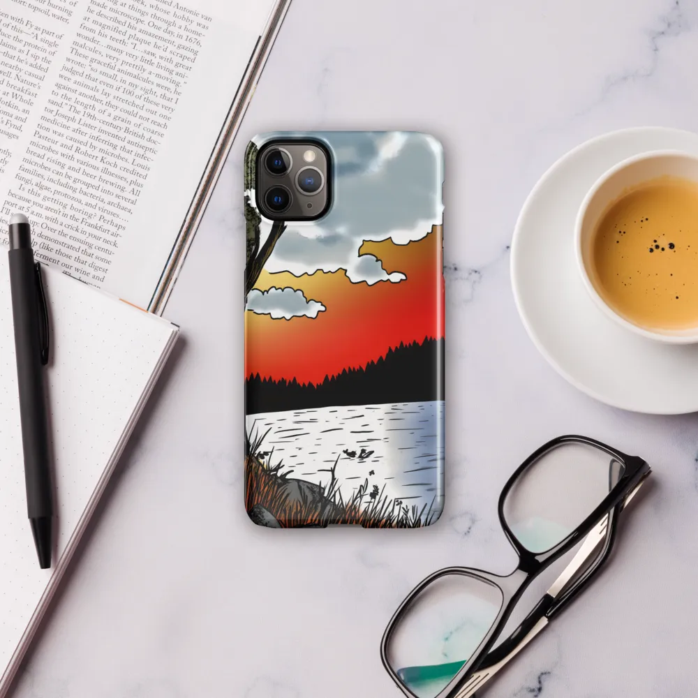 Serene Sunset Over the Lake | Phone Case |  11 Pro Max | Snap Case | Glossy