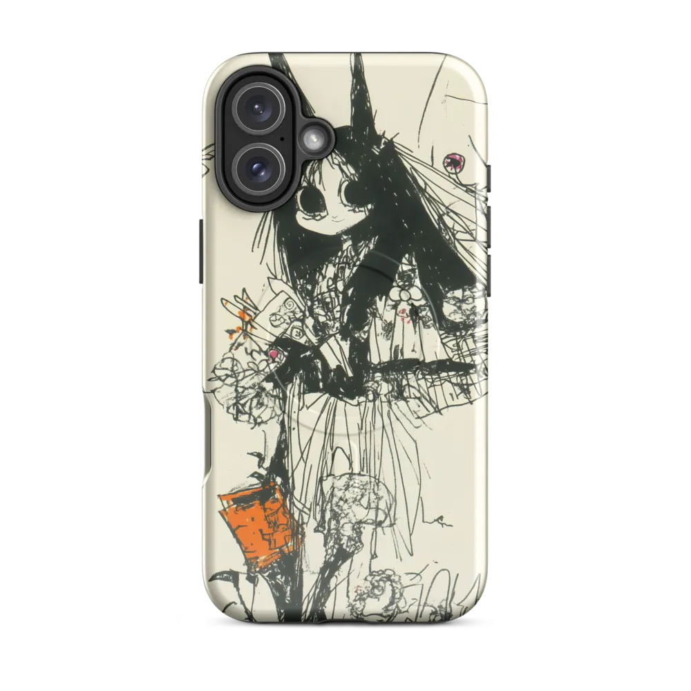Whimsical Flora | Phone Case |  16 Plus | MagSafe® Tough Case | Glossy