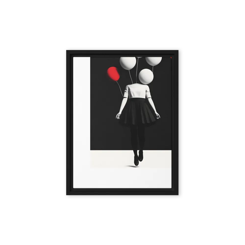 Suspended in Mystery | Canvas with Black Frame | 12″×16″