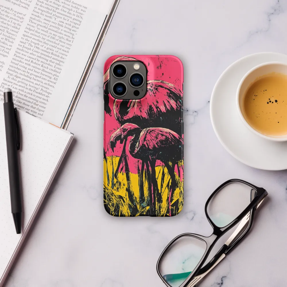 Flamingo Duet: A Pop Art Expression
