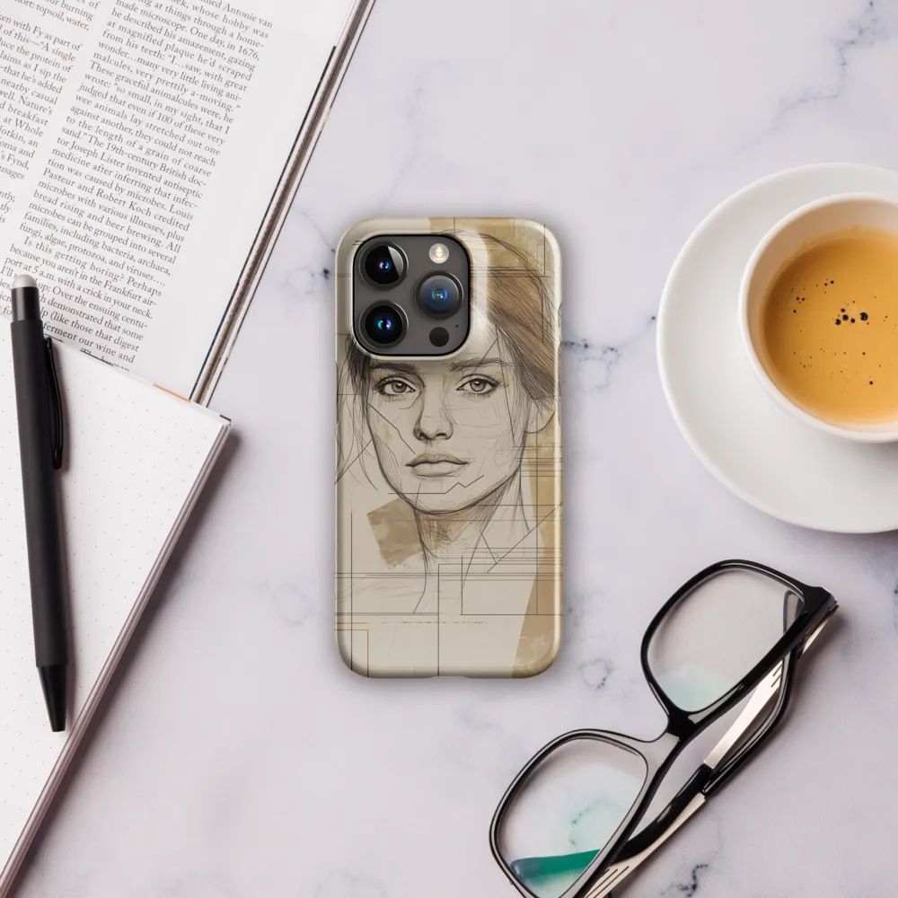 Geometric Elegance: A Modern Portrait