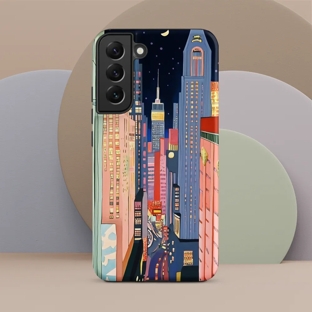 Urban Dreamscape: A Pop Art Night | Phone Case |  S22 Plus | Tough Case | Matte