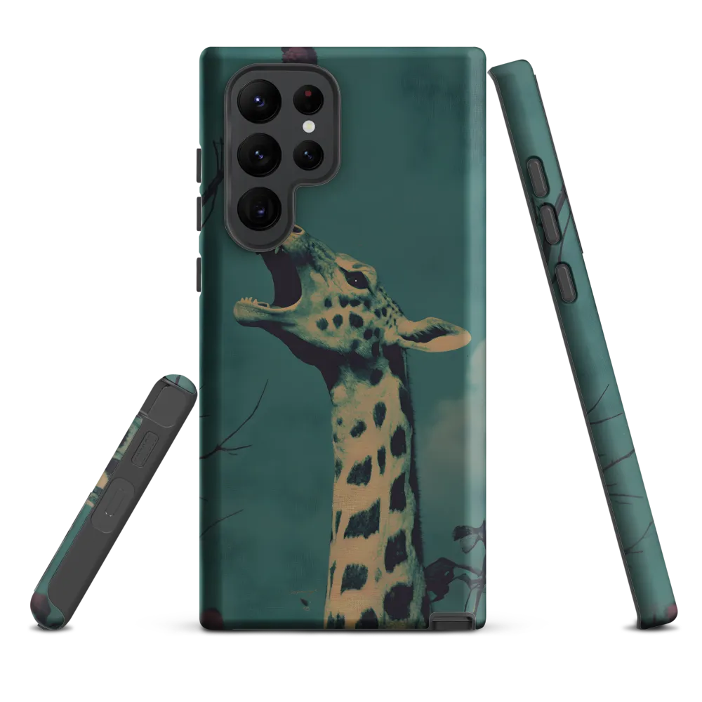 Whispers of the Tall: A Surreal Giraffe Encounter