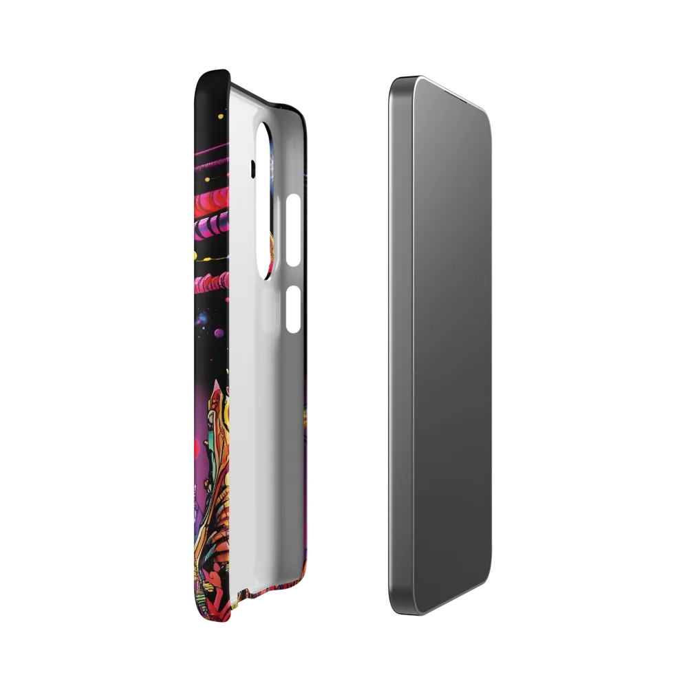Cosmic Alien Odyssey | Phone Case |  S24 | Snap Case | Matte