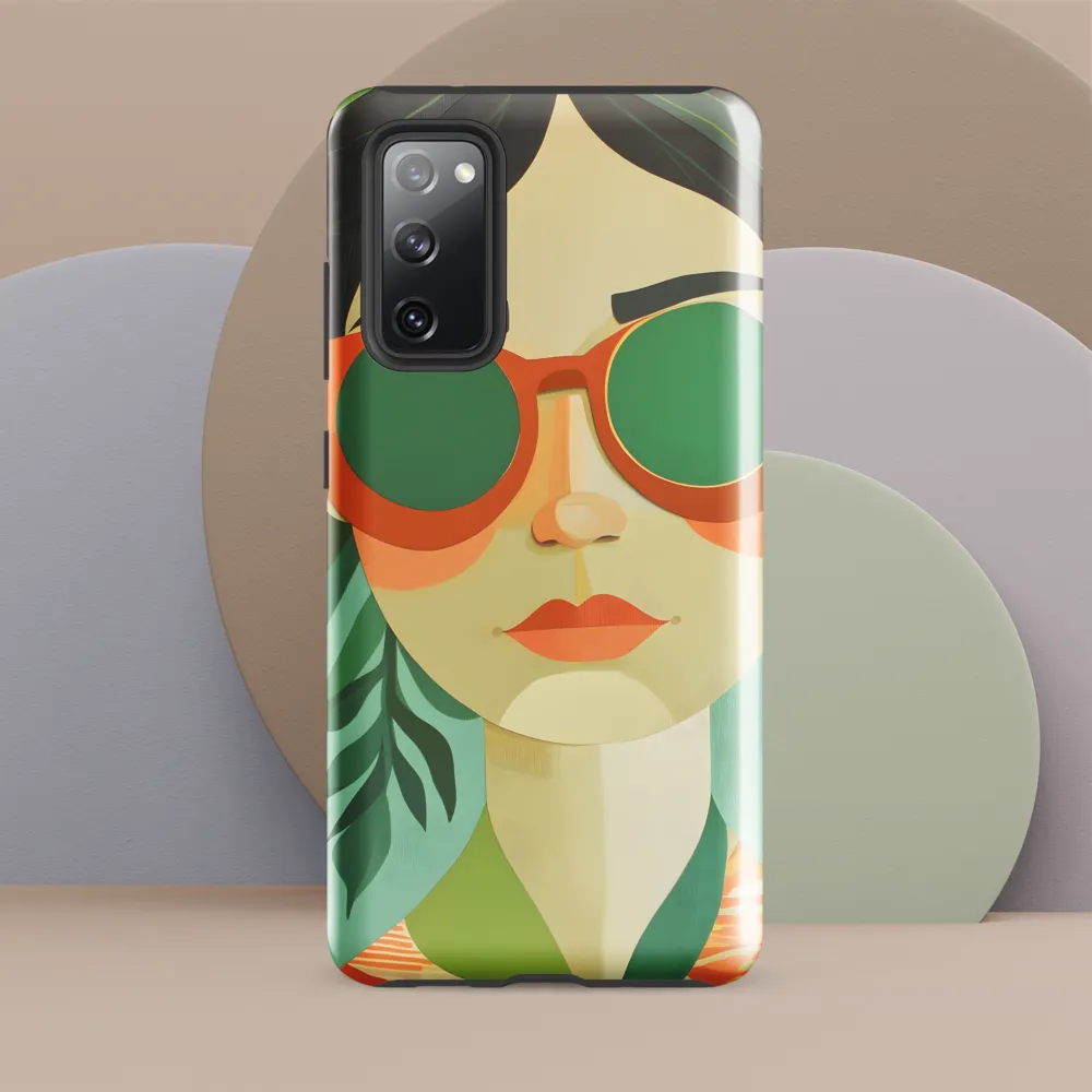 Bold Serenity: A Modern Portrait