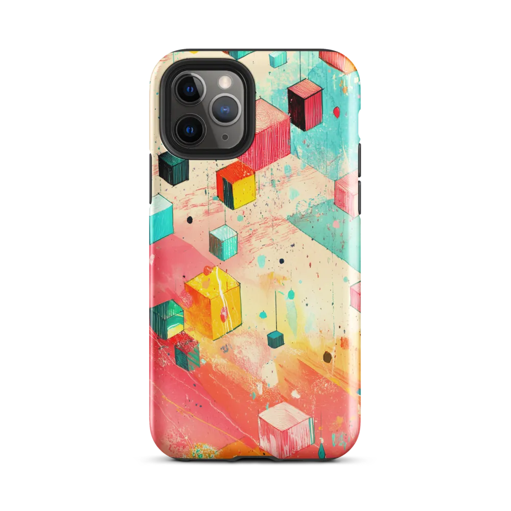 Suspended Cubes in Colorful Abstraction