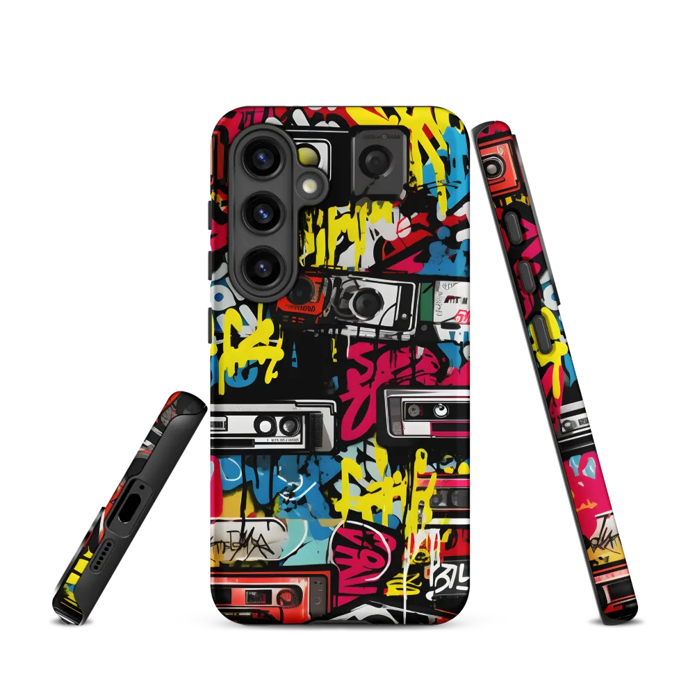 Urban Nostalgia: A Retro Cassette Explosion
