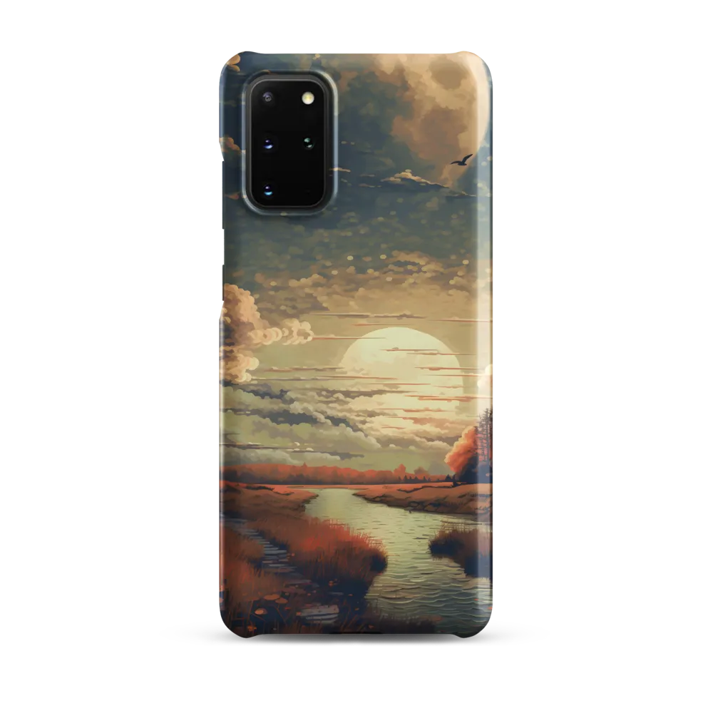 Whispers of Dusk: A Tranquil River Landscape