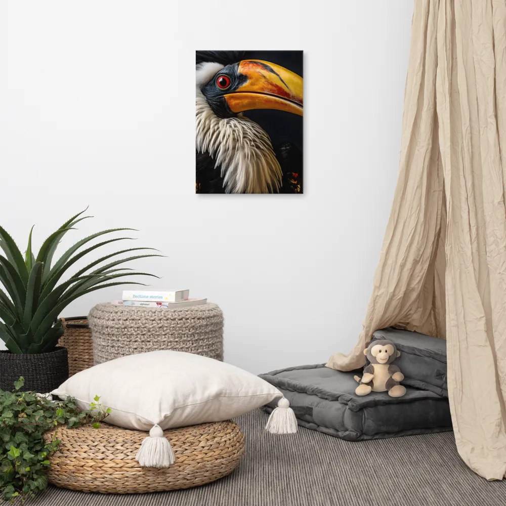 Majestic Hornbill Portrait