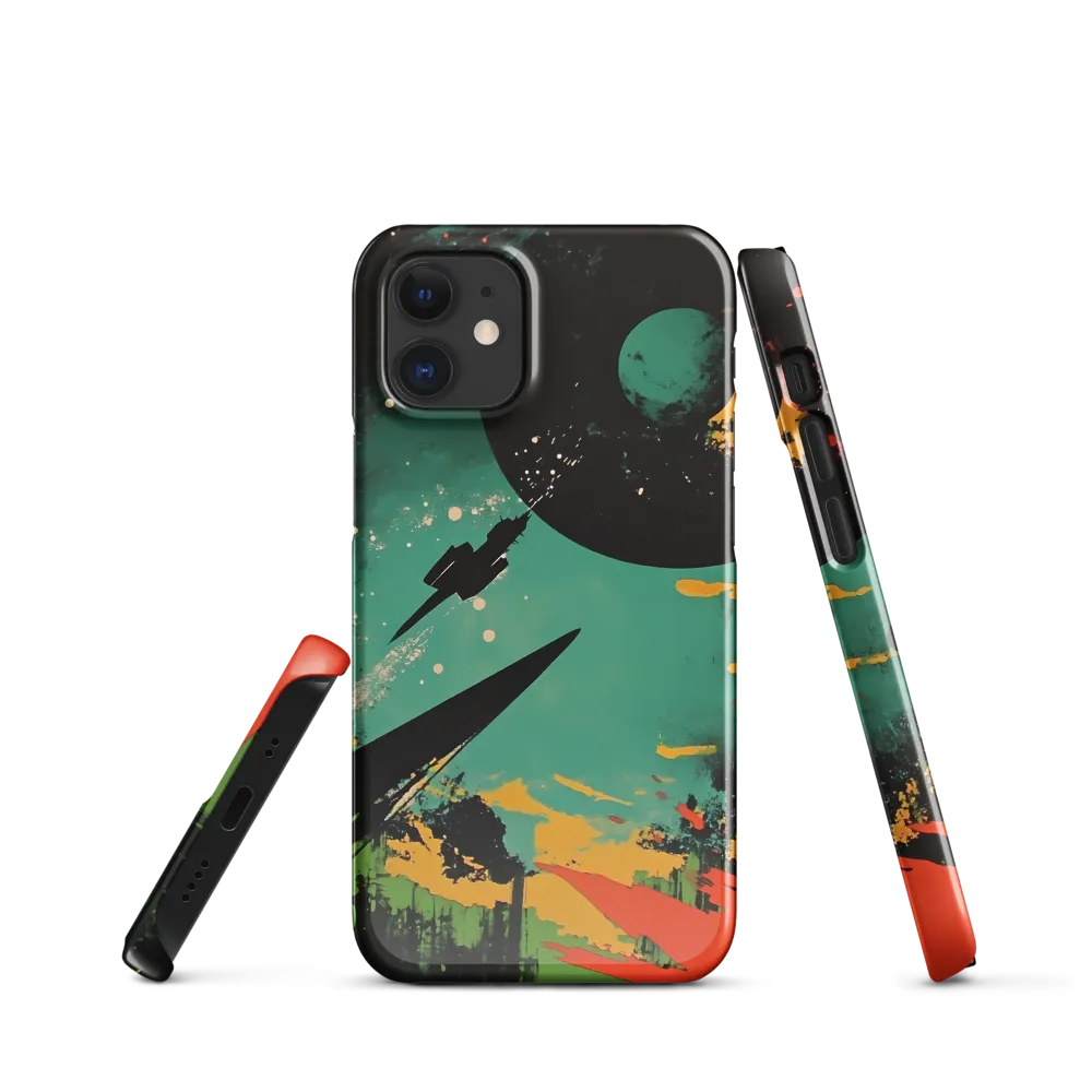 Journey Through the Cosmic Canvas | Phone Case |  12 Mini | Snap Case | Glossy