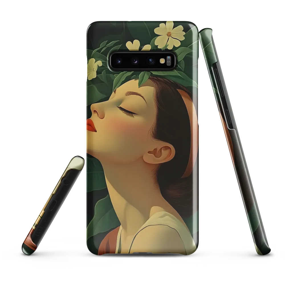 Serenity in Bloom | Phone Case |  S10 Plus | Snap Case | Glossy