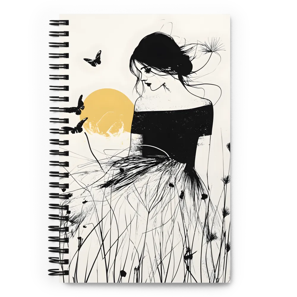 Whispers of Serenity | Spiral Notebook