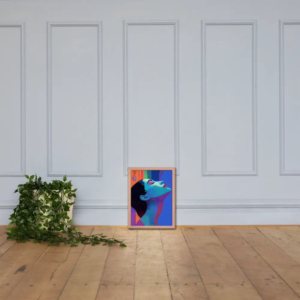 Ethereal Reverie | Poster with Red oak Frame | 12″×16″