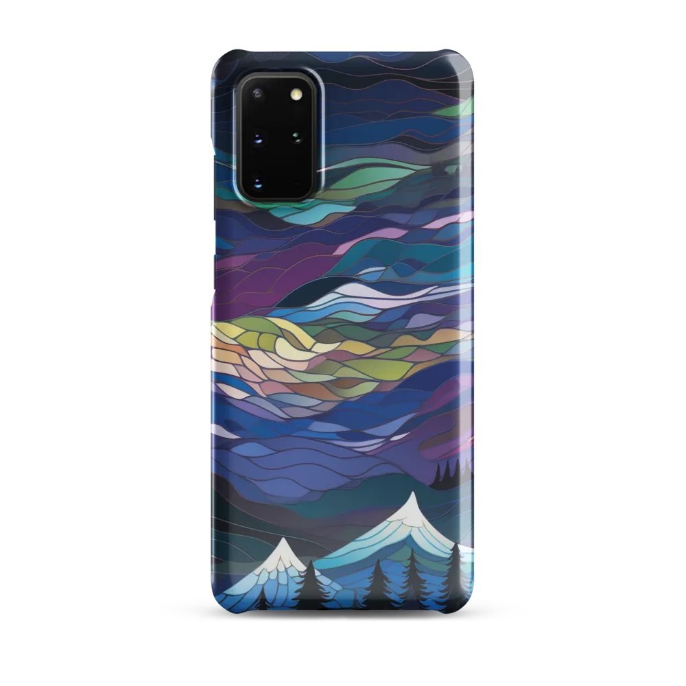 Twilight Peaks: An Abstract Mountain Landscape