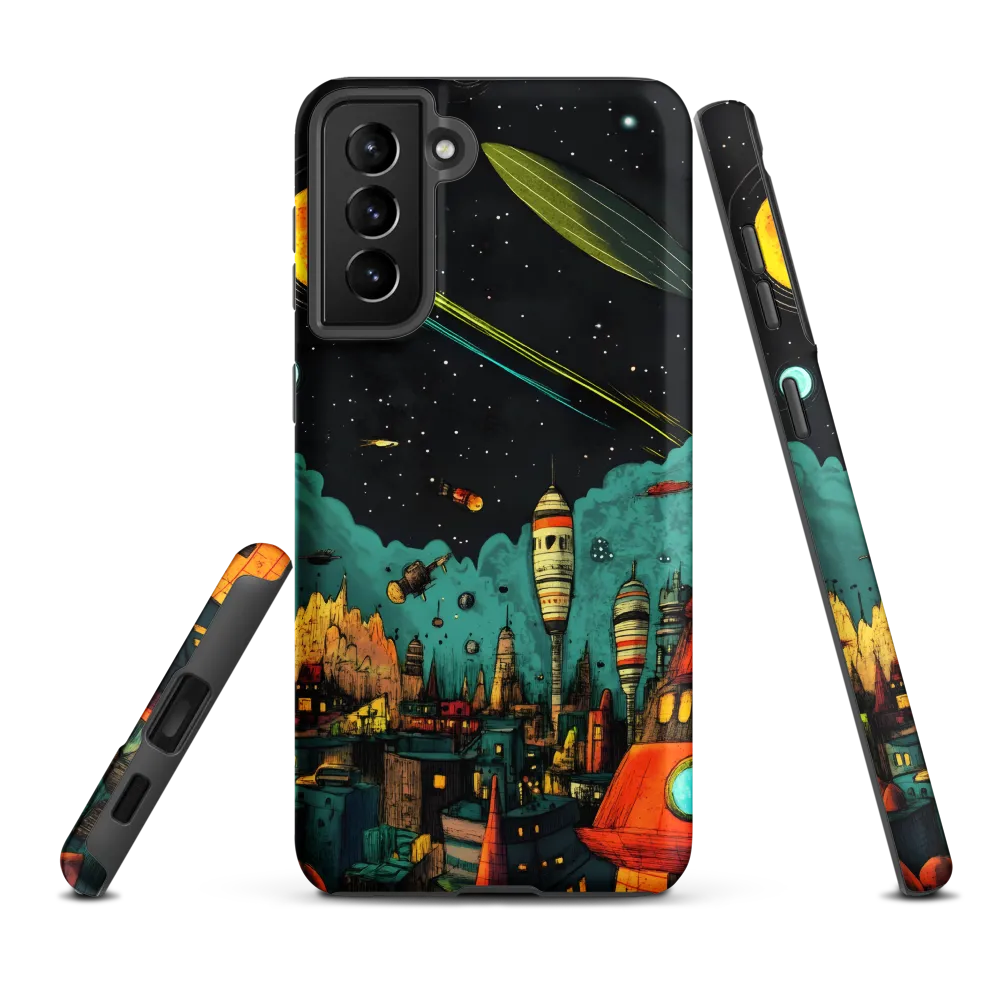 Galactic Cityscape: A Journey Through Imagination