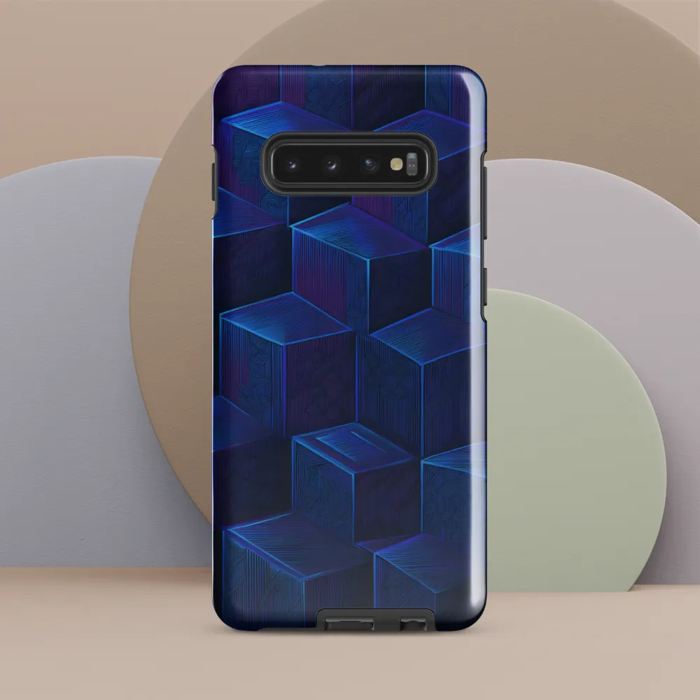 Cubist Illusions | Phone Case |  S10 Plus | Tough Case | Glossy