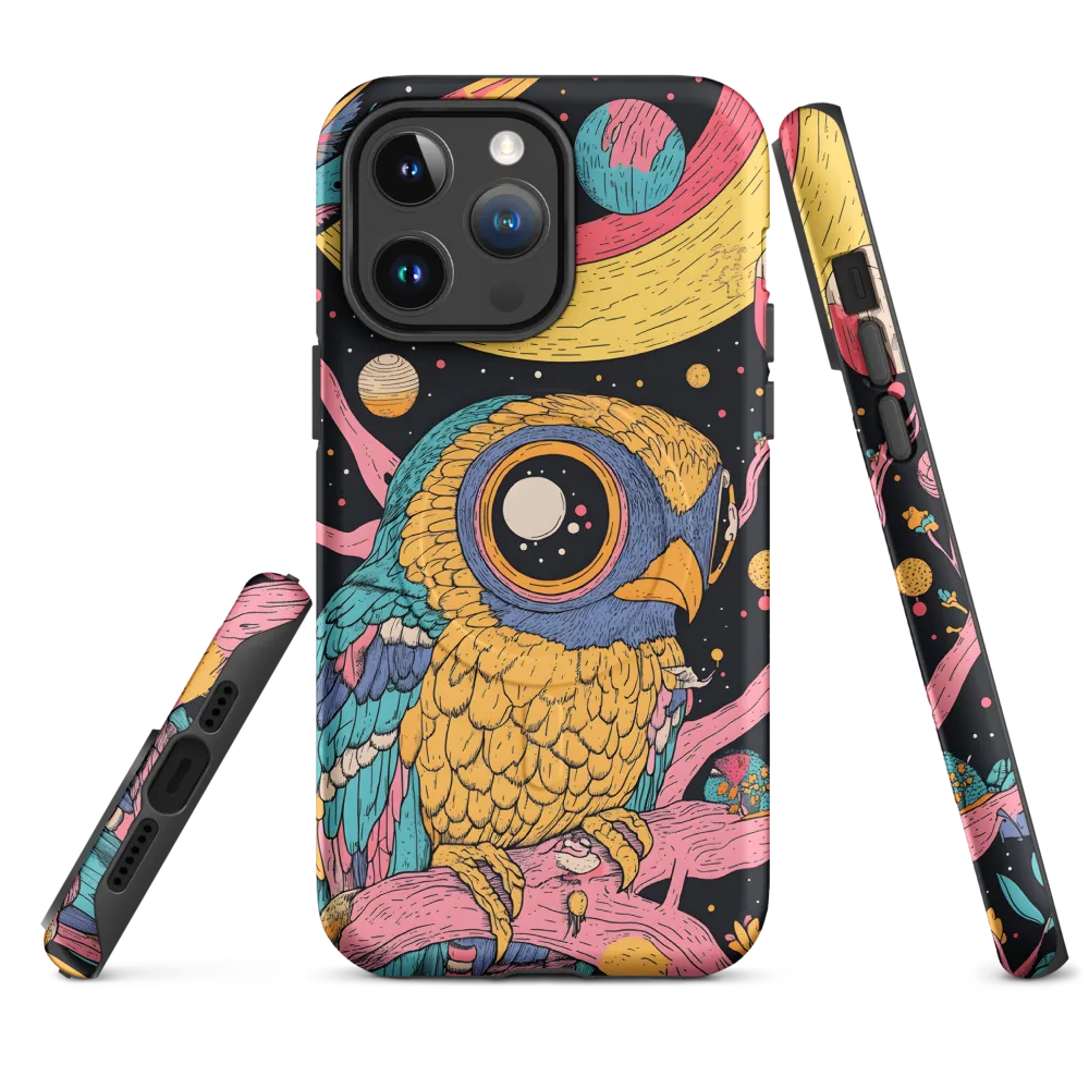 Whimsical Cosmic Owl | Phone Case |  14 Pro Max | MagSafe® Tough Case | Matte