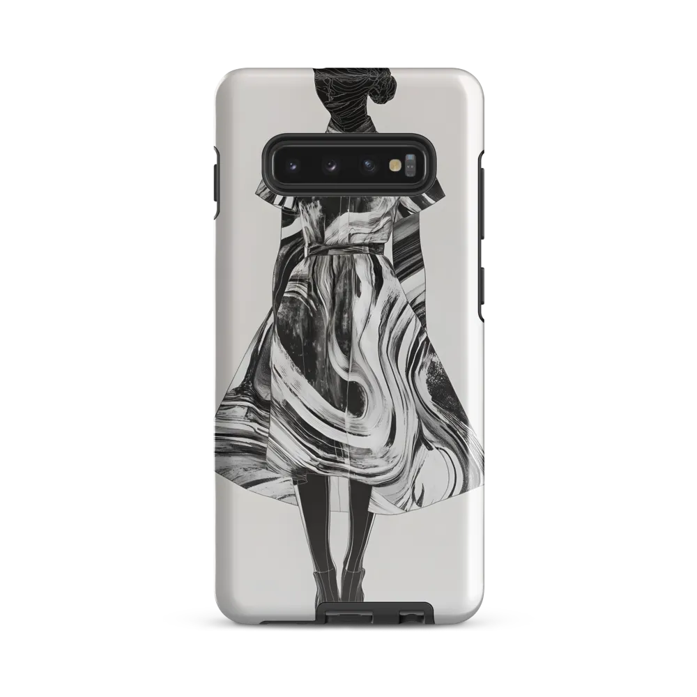 Whirls of Elegance: A Contemporary Fashion Design | Phone Case |  S10 Plus | Tough Case | Glossy