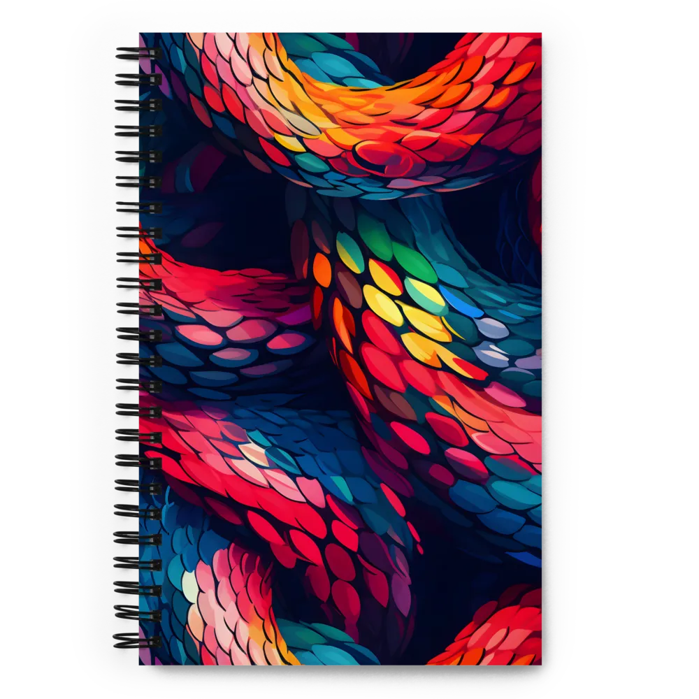 Serpentine Harmony | Spiral Notebook