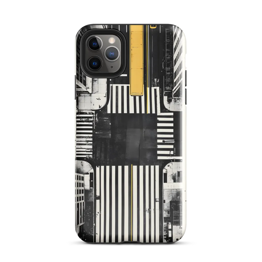 Urban Symphony: Aerial Intersection | Phone Case |  11 Pro Max | Tough Case | Glossy