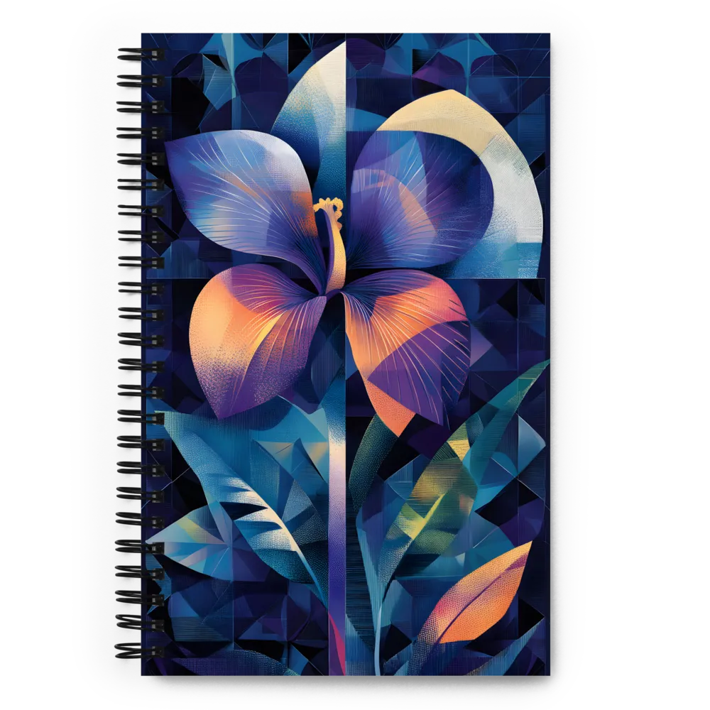 Harmony in Geometric Beauty | Spiral Notebook