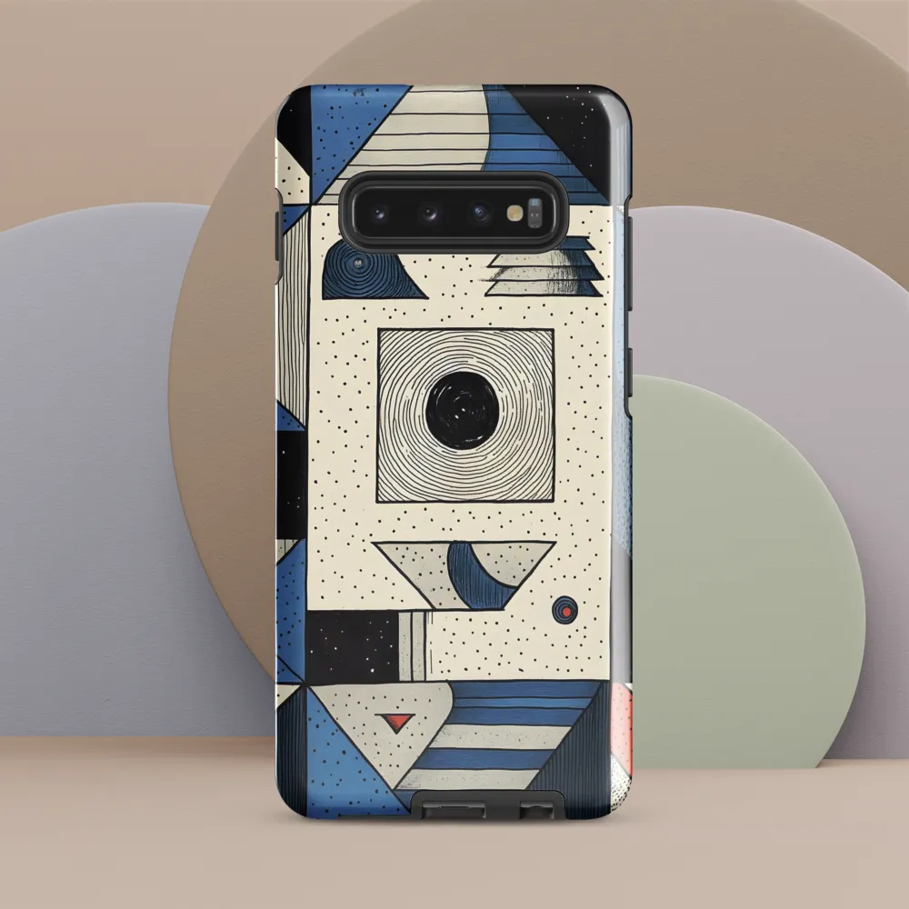 Mystical Geometry: The Face Within | Phone Case |  S10 Plus | Tough Case | Glossy